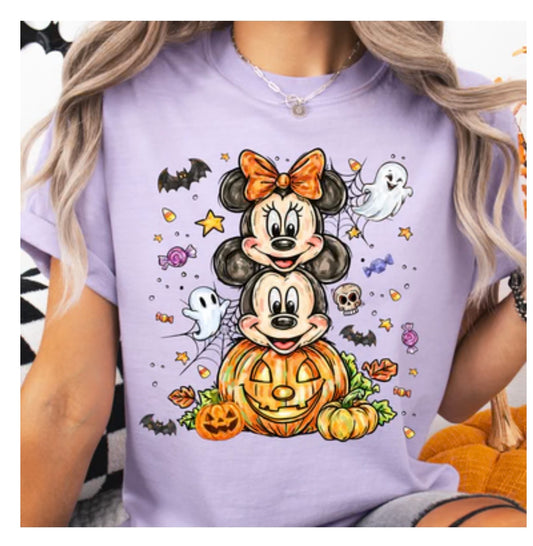 mickey/minnie pumpkin