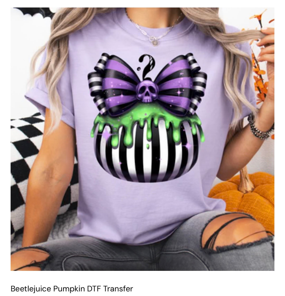 purple bow